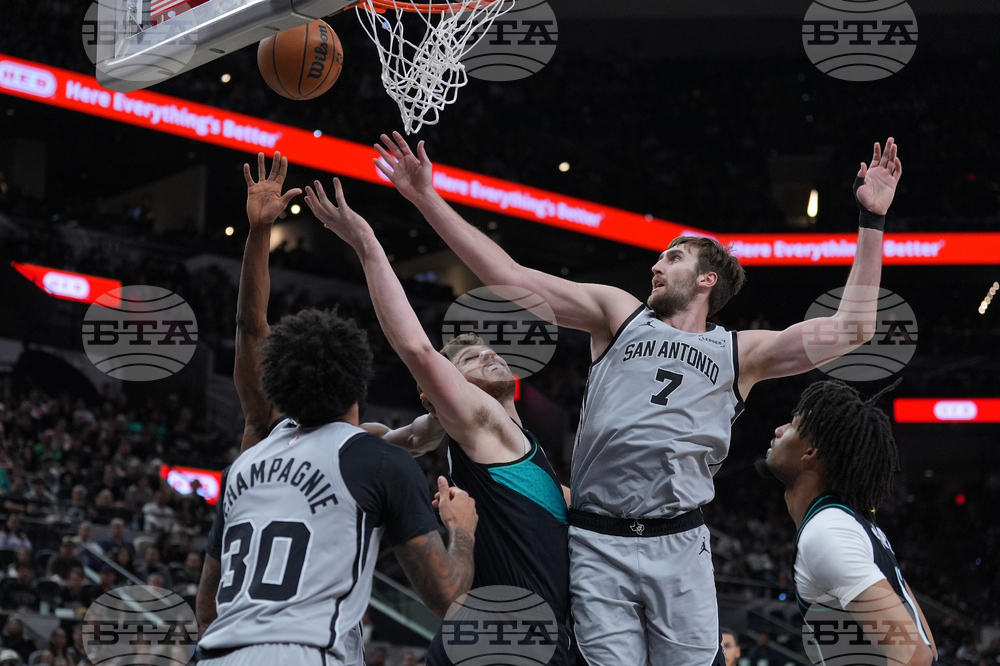 Trail Blazers Spurs Basketball