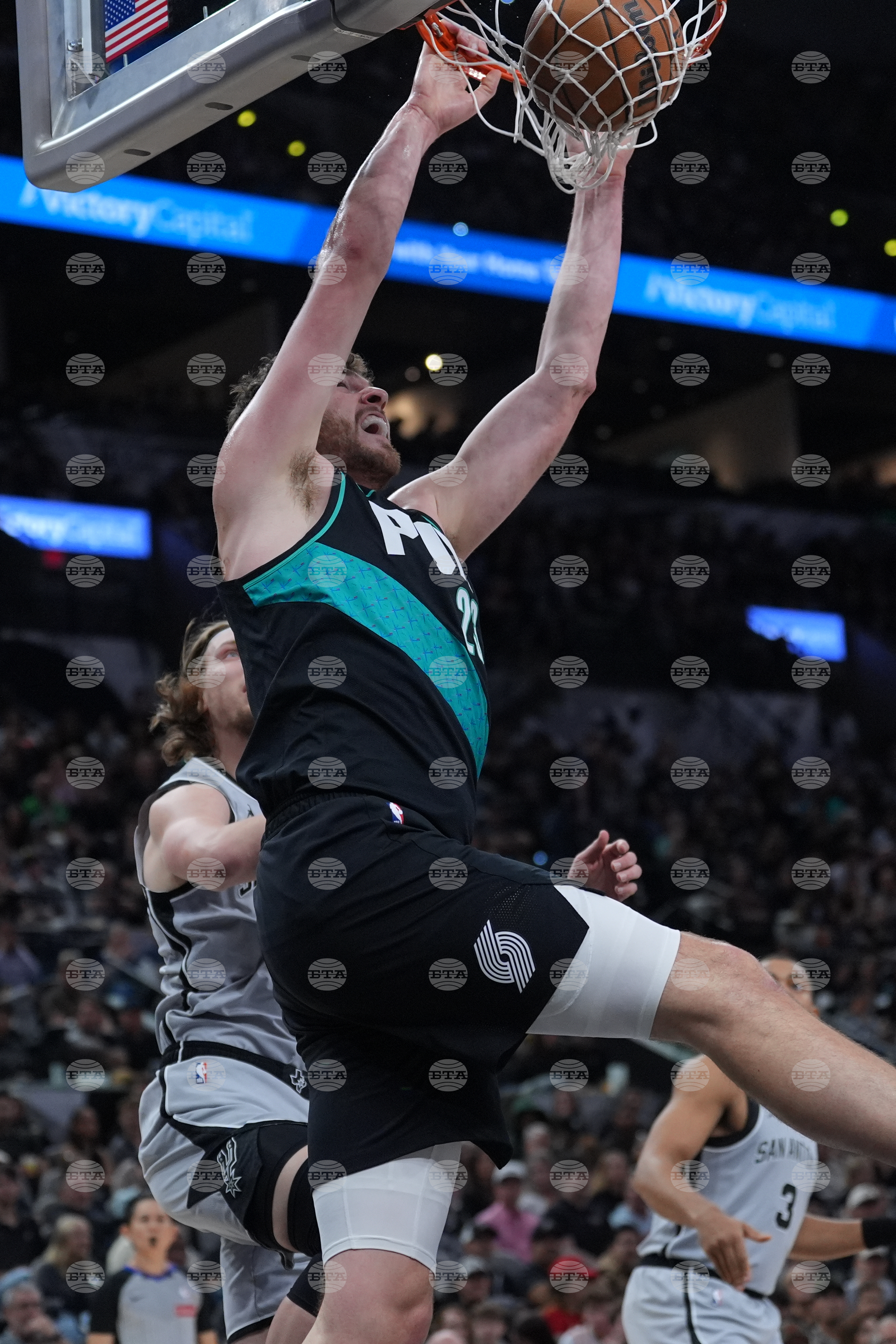 Trail Blazers Spurs Basketball