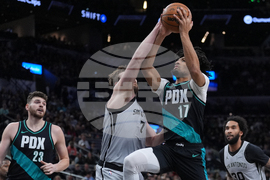 Trail Blazers Spurs Basketball