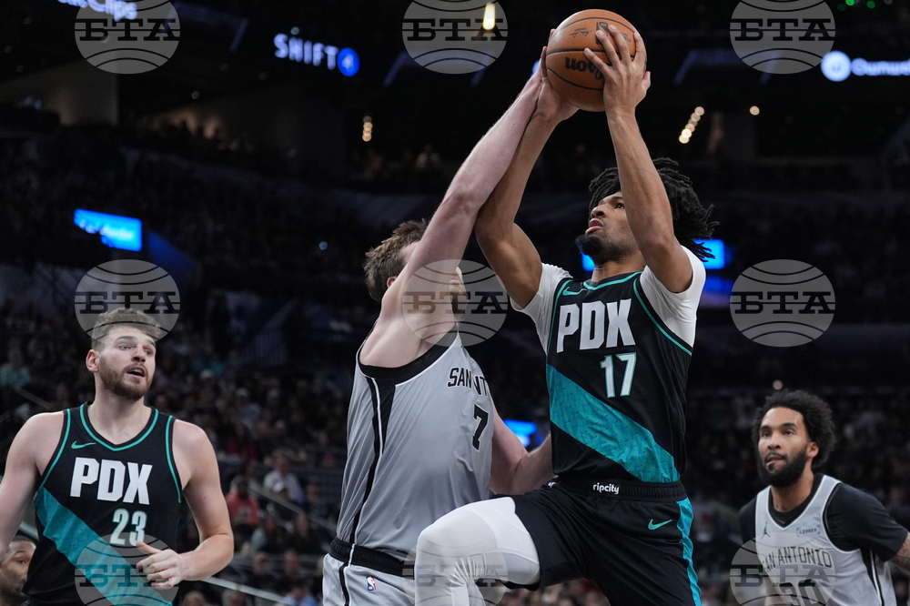 Trail Blazers Spurs Basketball