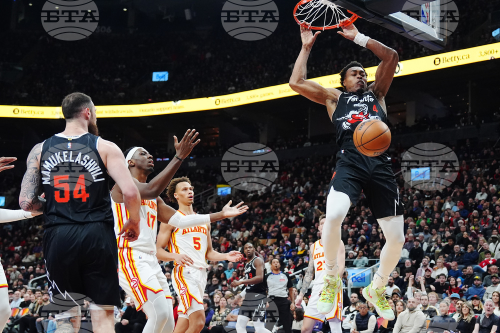 Hawks Raptors Basketball