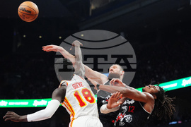 Hawks Raptors Basketball