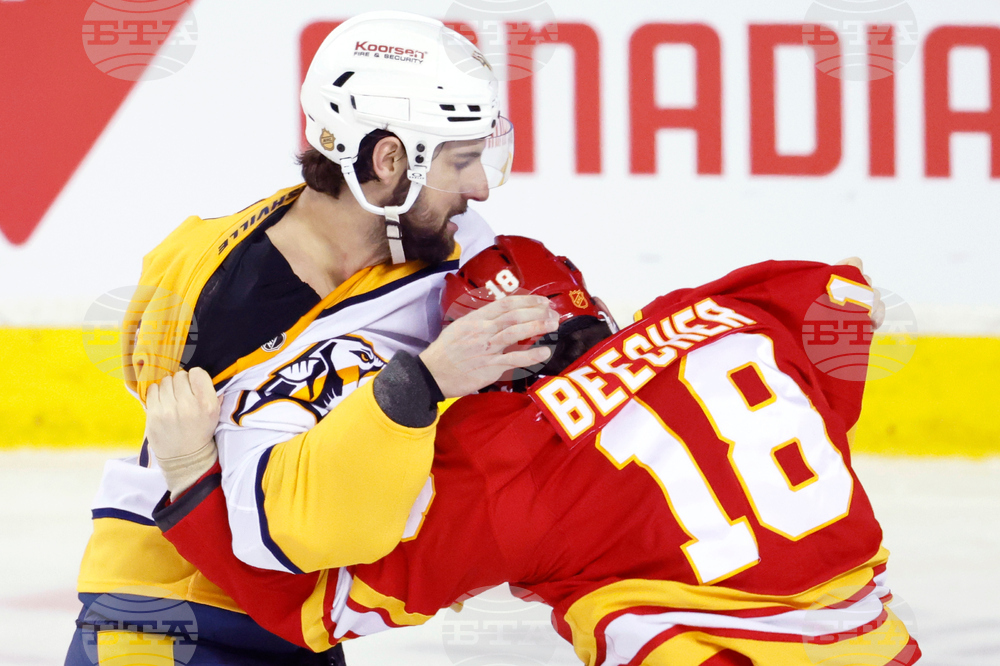 Predators Flames Hockey