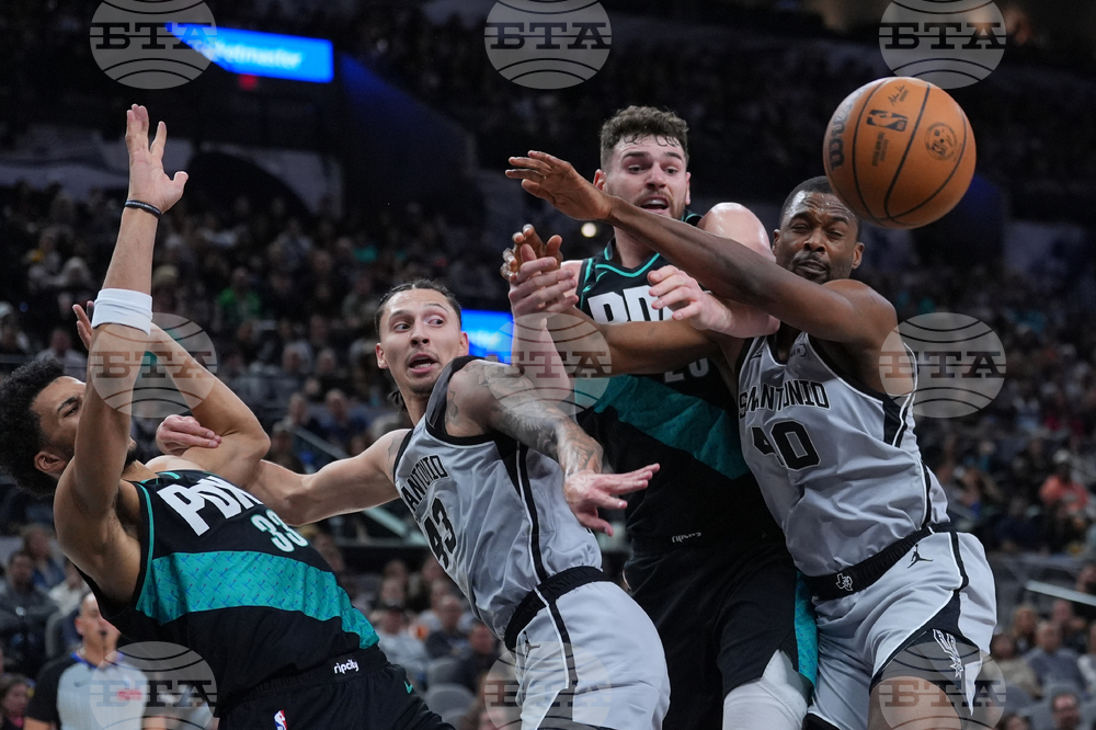 Trail Blazers Spurs Basketball