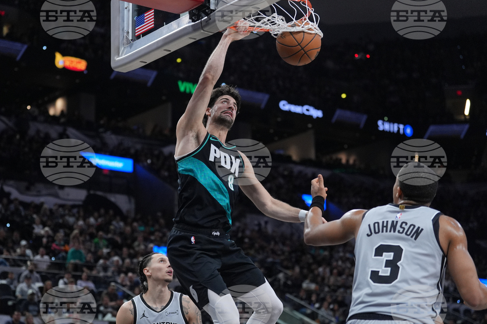 Trail Blazers Spurs Basketball