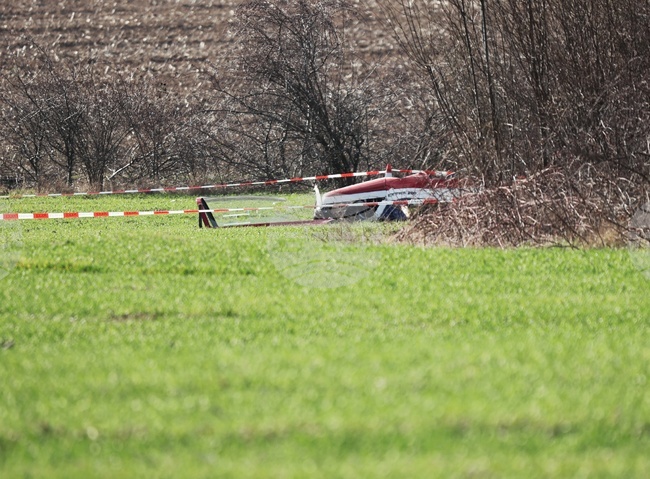 Летище Лесново - малък самолет - инцидент