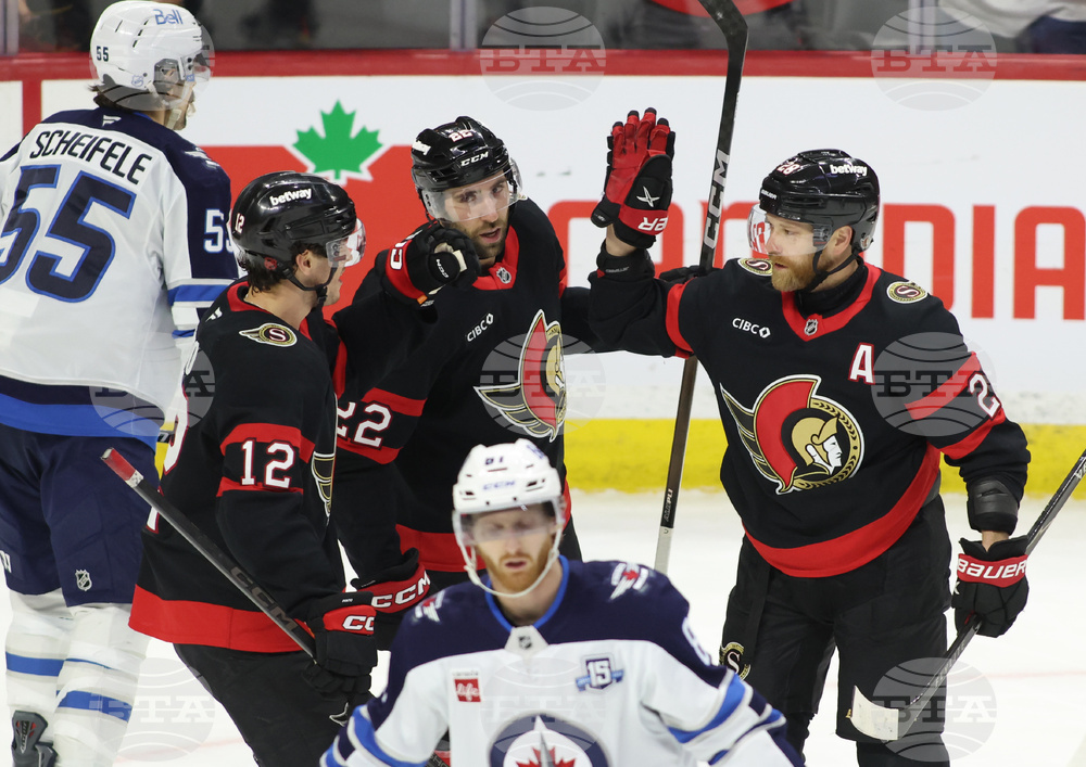 Jets Senators Hockey