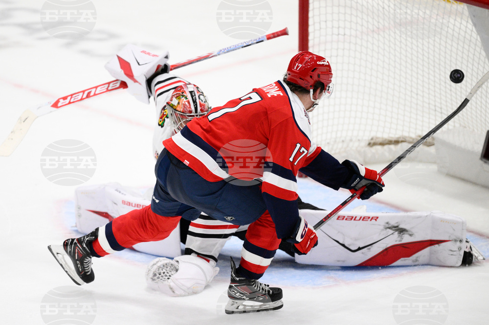 Blackhawks Capitals Hockey