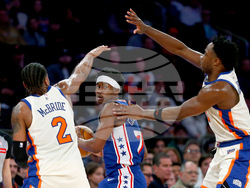 76ers Knicks Basketball