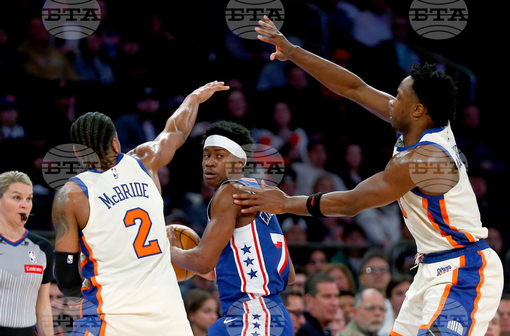 76ers Knicks Basketball