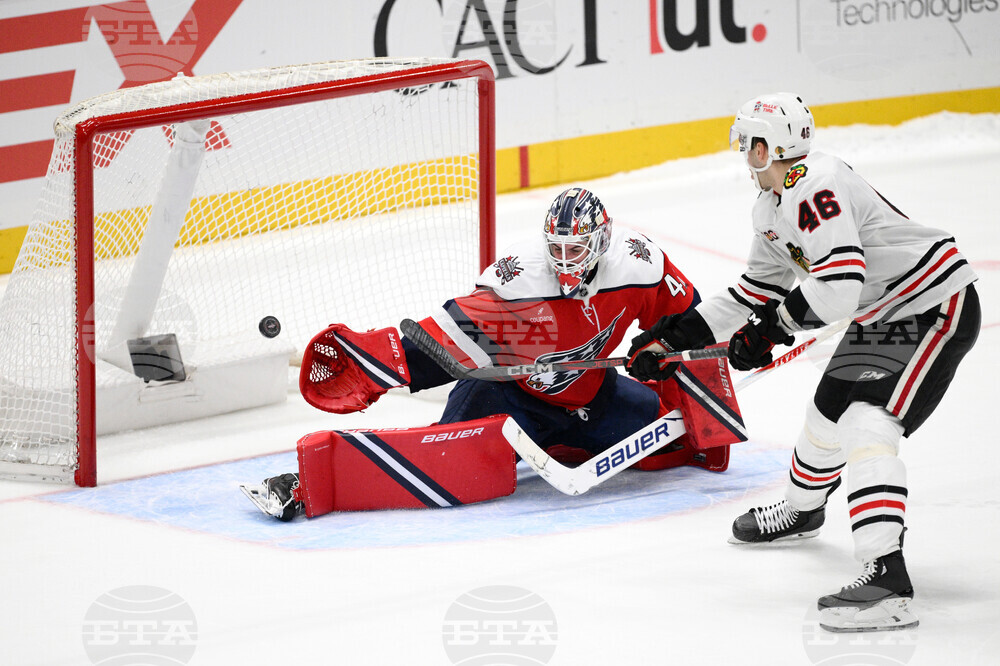 Blackhawks Capitals Hockey