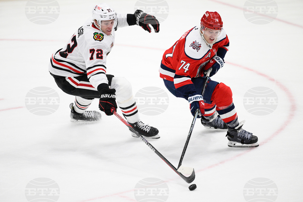 Blackhawks Capitals Hockey