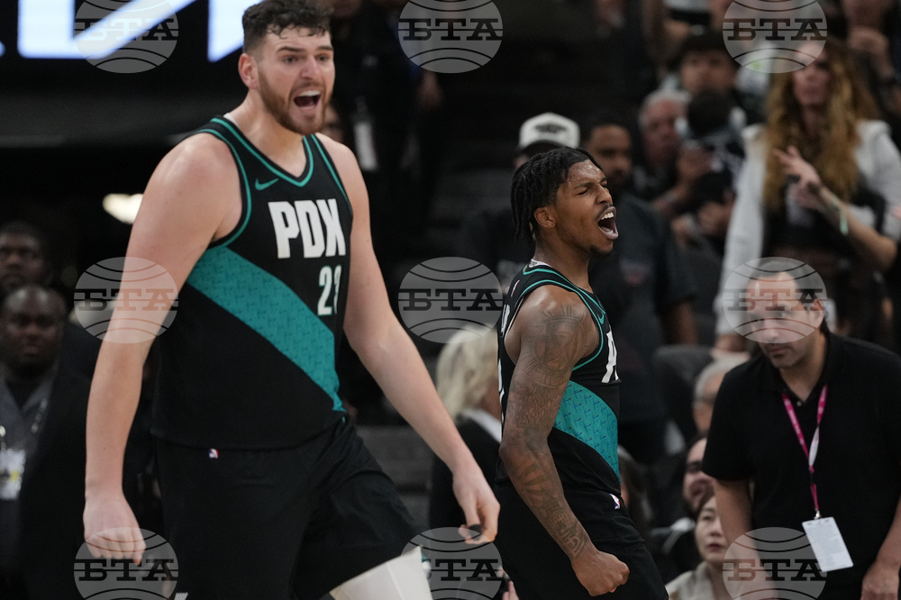 Trail Blazers Spurs Basketball