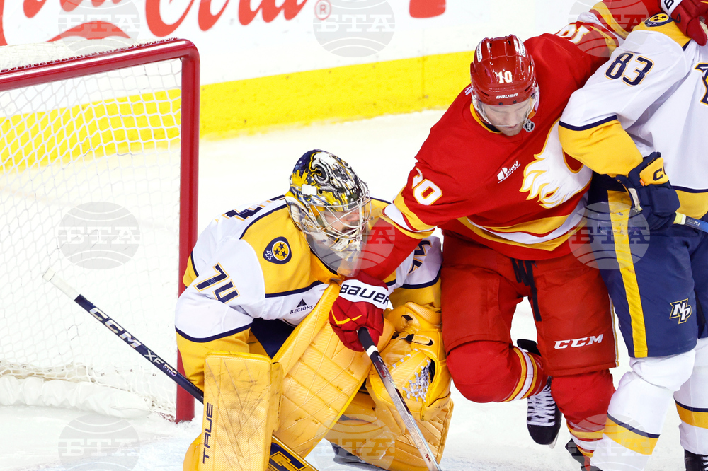 Predators Flames Hockey