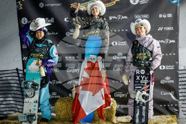 Canada World Cup Halfpipe Snowboarding