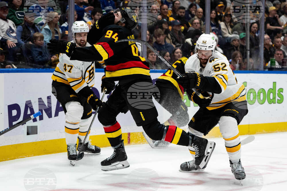 Bruins Canucks Hockey