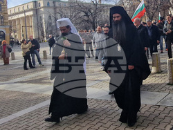 Патриарх Даниил - света литургия - шествие