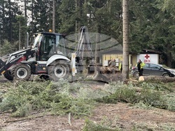 Курортен комплекс "Боровец" - ураганен вятър - щети
