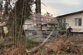 Курортен комплекс "Боровец" - ураганен вятър - щети