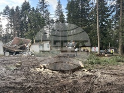 Курортен комплекс "Боровец" - ураганен вятър - щети