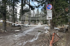 Курортен комплекс "Боровец" - ураганен вятър - щети