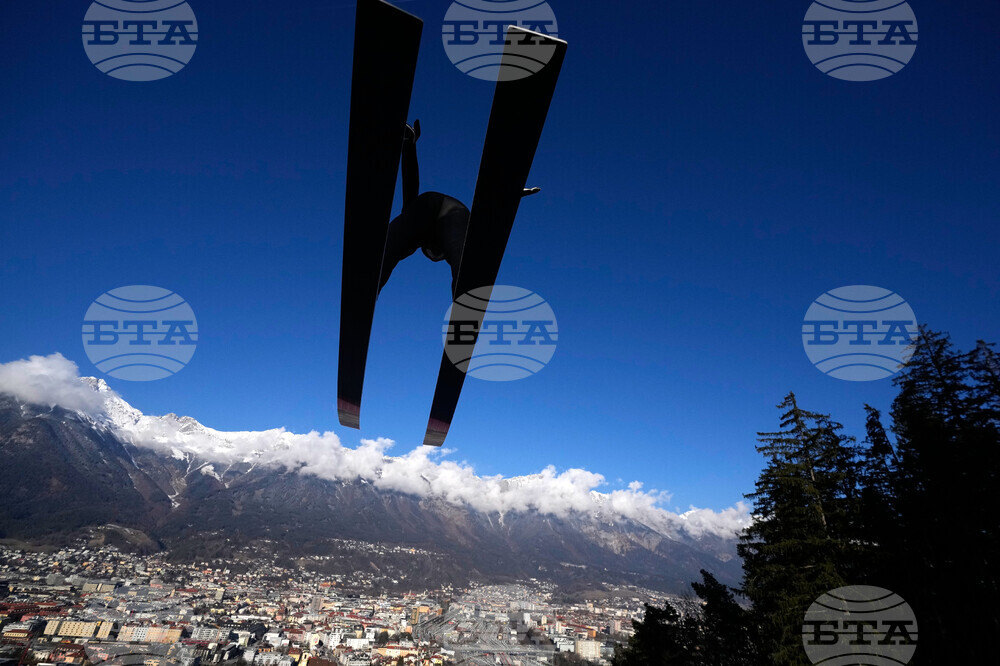 APTOPIX Austria Four Hills Ski Jumping