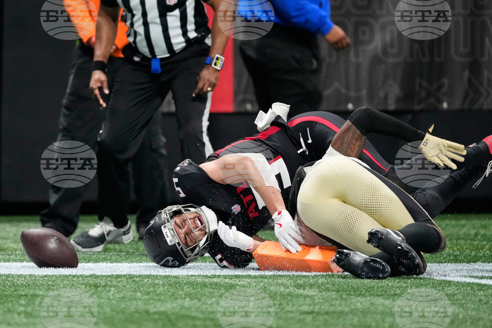 APTOPIX Saints Falcons Football