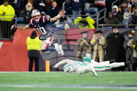 APTOPIX Dolphins Patriots Football