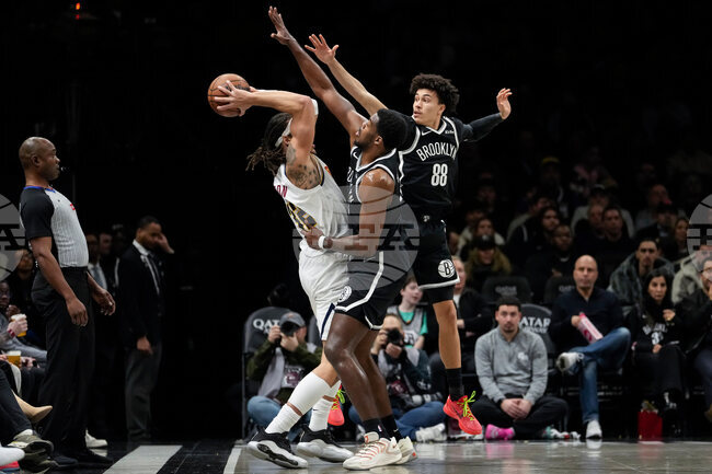 APTOPIX Nuggets Nets Basketball