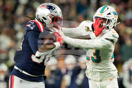 APTOPIX Dolphins Patriots Football