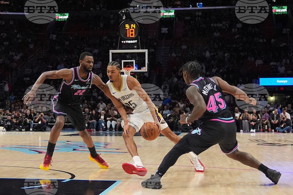 Pelicans Heat Basketball