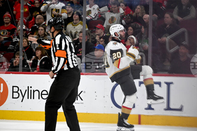 Golden Knights Blackhawks Hockey