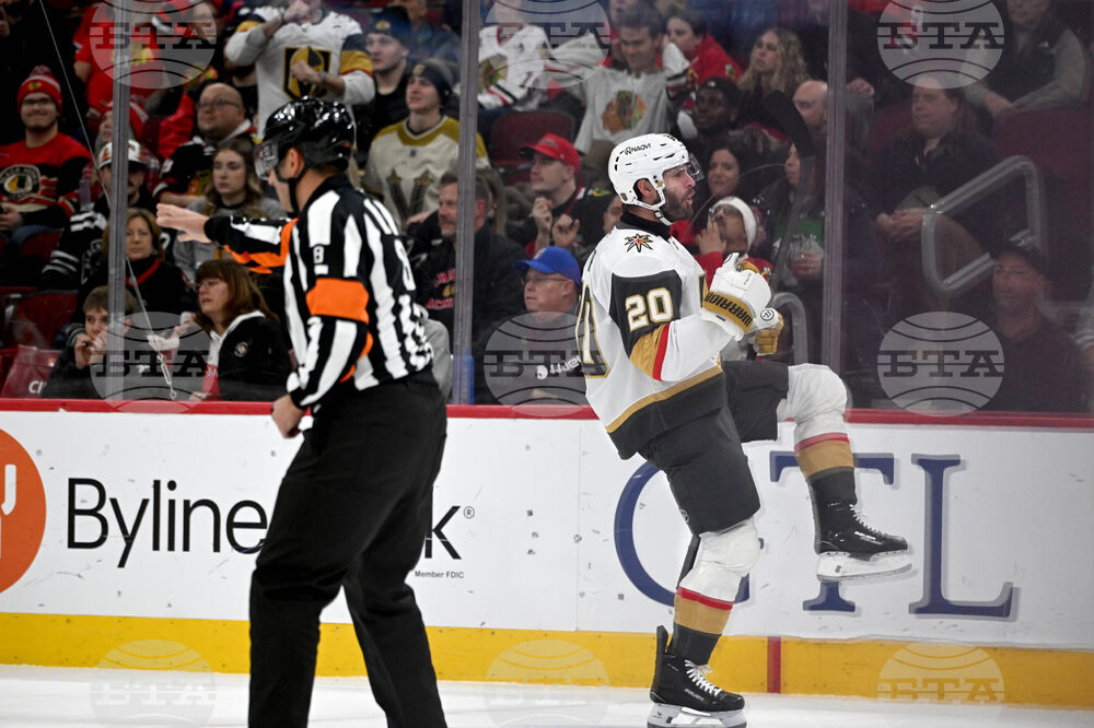 Golden Knights Blackhawks Hockey