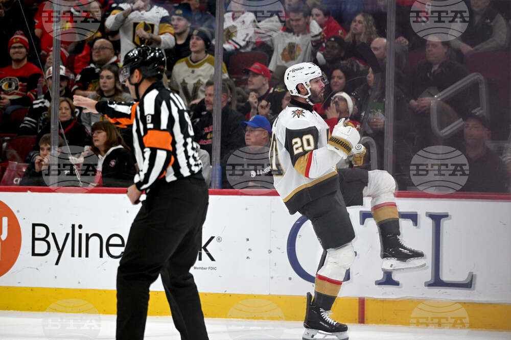 Golden Knights Blackhawks Hockey