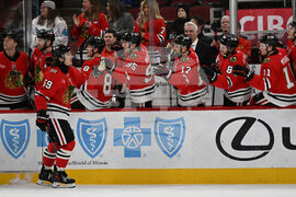 Golden Knights Blackhawks Hockey