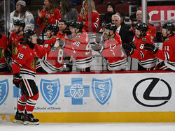 Golden Knights Blackhawks Hockey