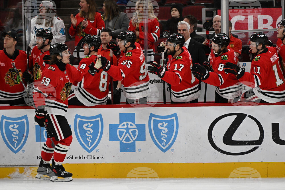 Golden Knights Blackhawks Hockey