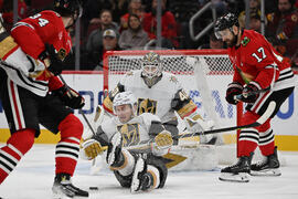 Golden Knights Blackhawks Hockey