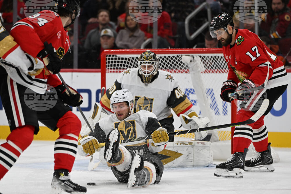 Golden Knights Blackhawks Hockey