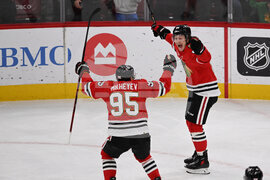 Golden Knights Blackhawks Hockey