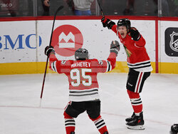 Golden Knights Blackhawks Hockey