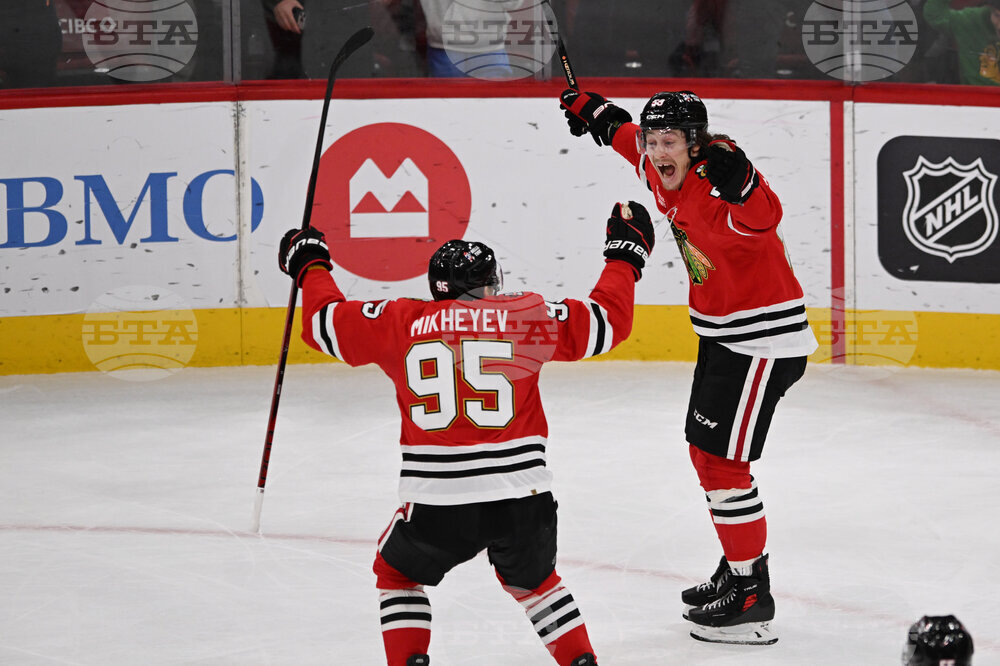 Golden Knights Blackhawks Hockey