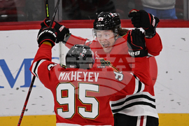 Golden Knights Blackhawks Hockey