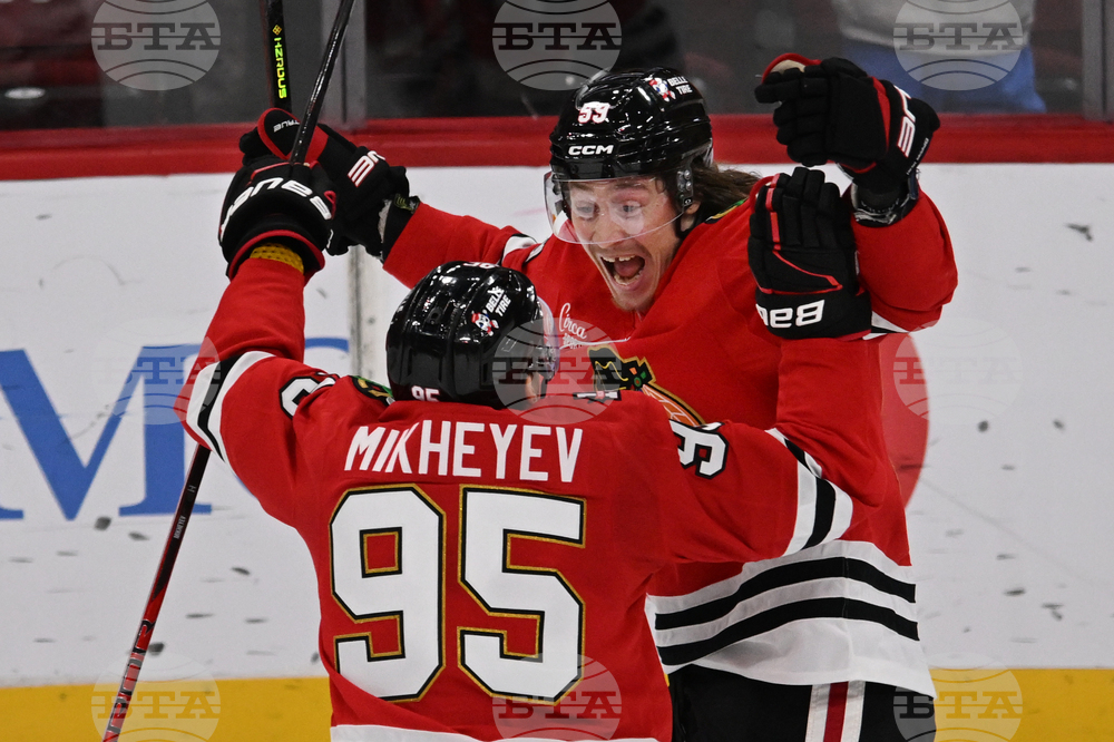 Golden Knights Blackhawks Hockey