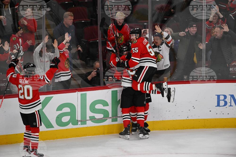 Golden Knights Blackhawks Hockey