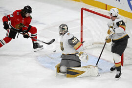 Golden Knights Blackhawks Hockey