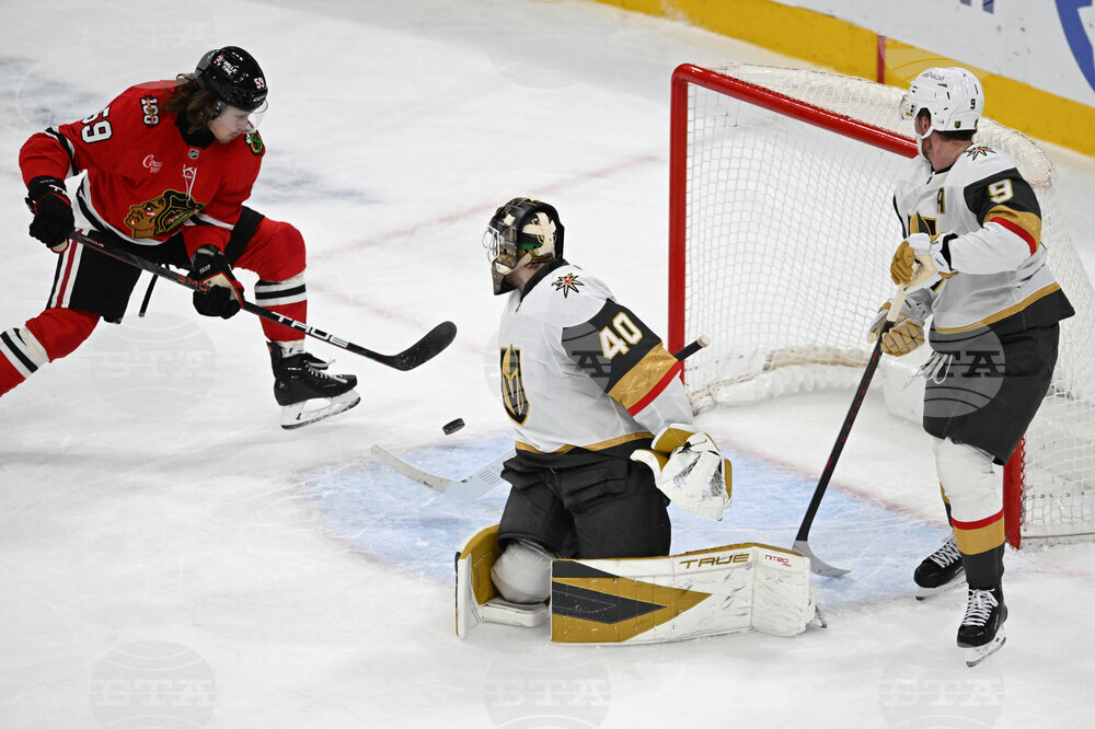 Golden Knights Blackhawks Hockey