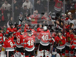 Golden Knights Blackhawks Hockey