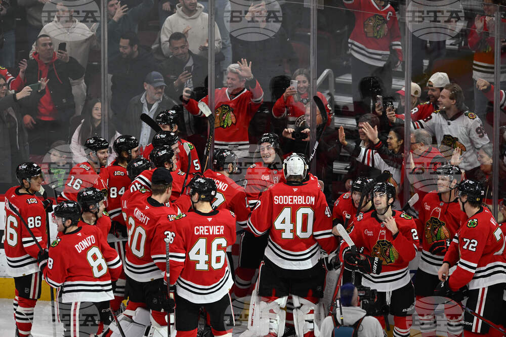 Golden Knights Blackhawks Hockey