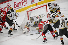 Golden Knights Blackhawks Hockey